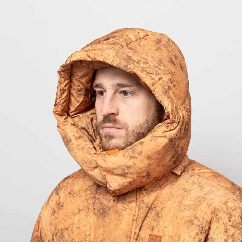 66 North Dyngja Down Jacket Fisherman Print Orange-12