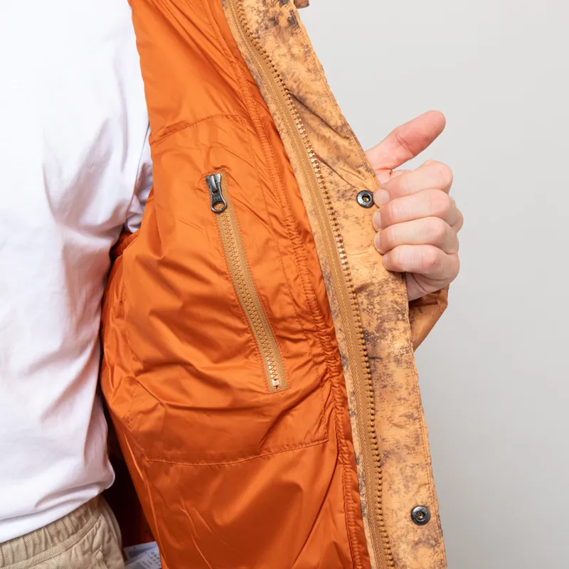 66 North Dyngja Down Jacket Fisherman Print Orange-13
