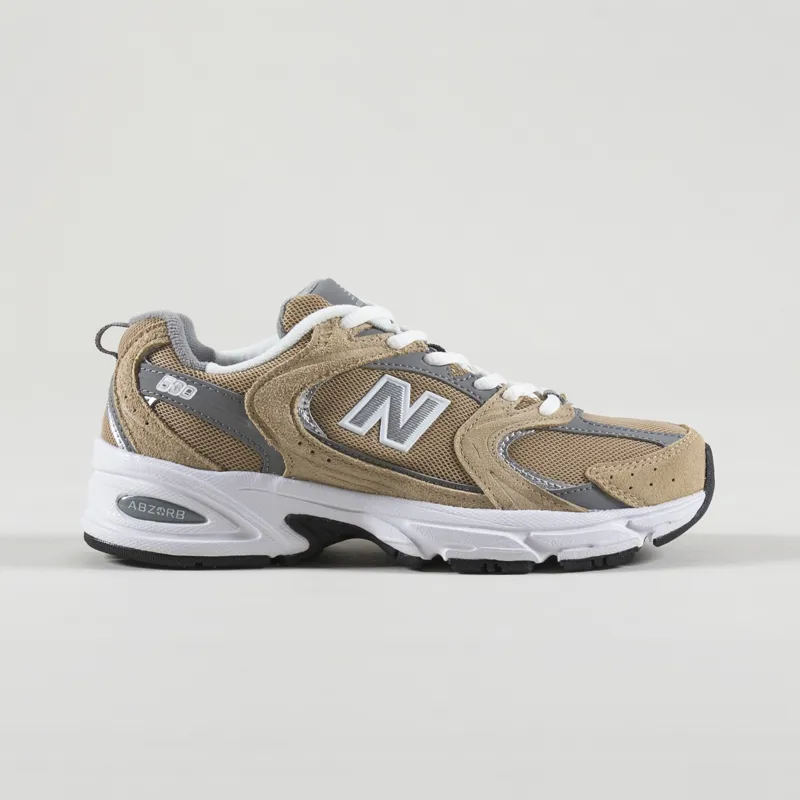 New Balance Womens 530 Shoes Incense Shadow Grey Silver Metallic-4