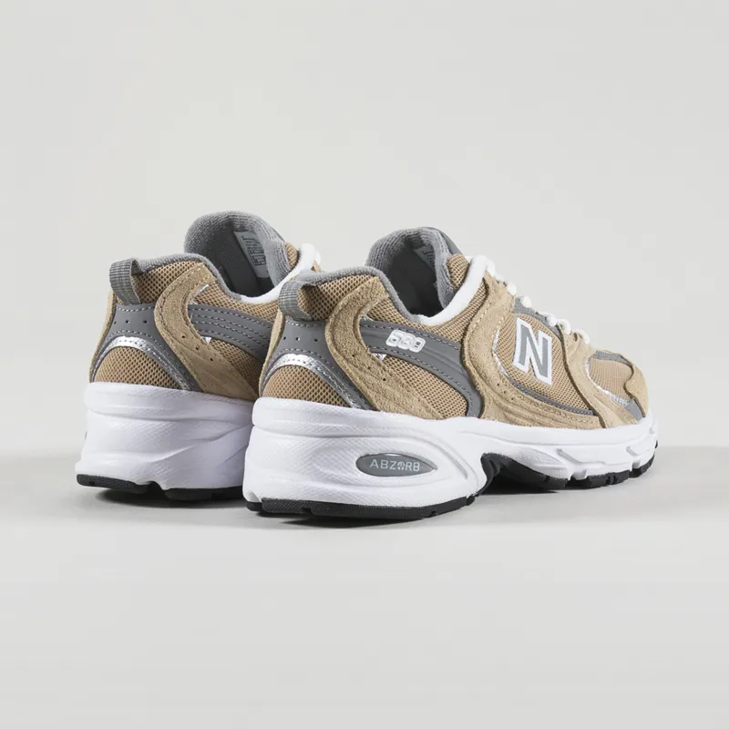 New Balance Womens 530 Shoes Incense Shadow Grey Silver Metallic-3