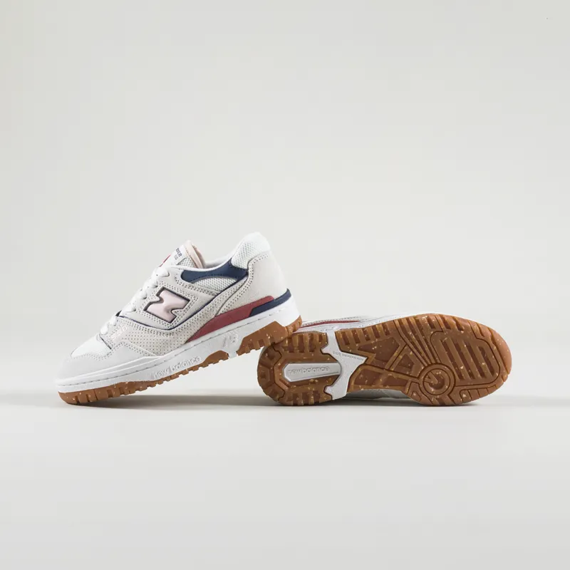 New Balance Womens 550 Shoes Sea Salt Pink-2