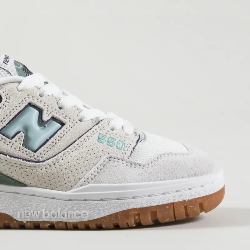 New Balance Womens 550 Shoes Sea Salt Winter Fog-6