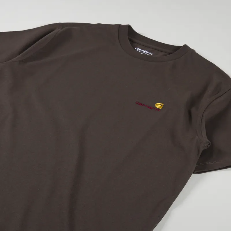 Carhartt WIP Womens American Script T Shirt Buckeye-6