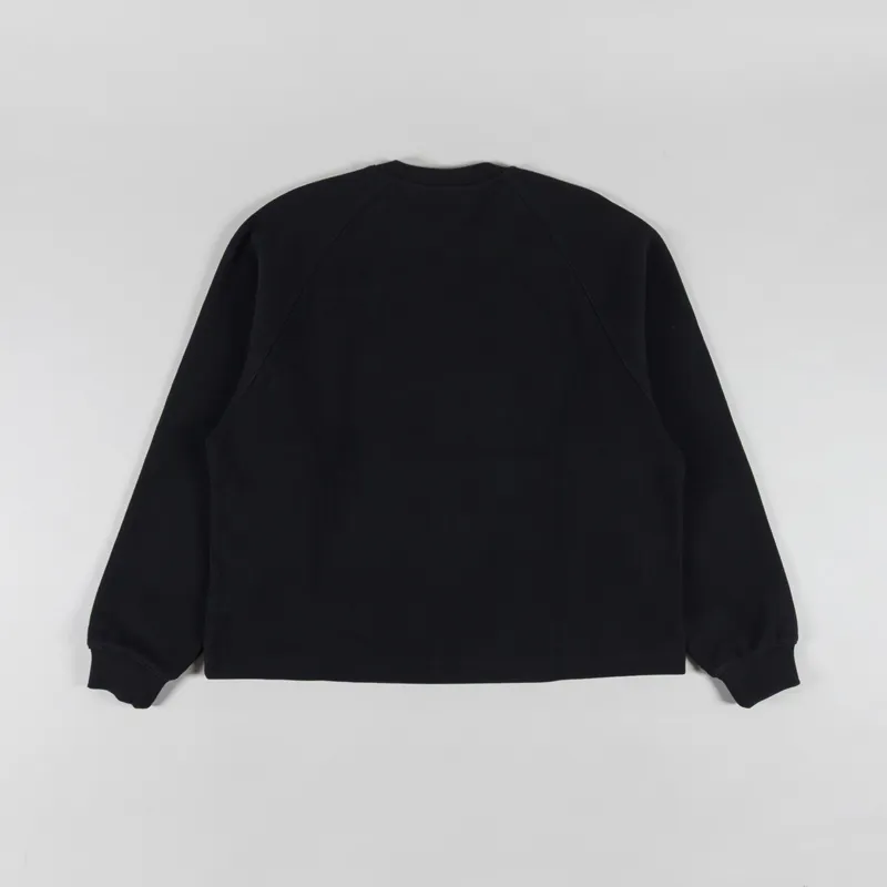 SCRT SUPER-HEAVY Waffle Sweat Black-1