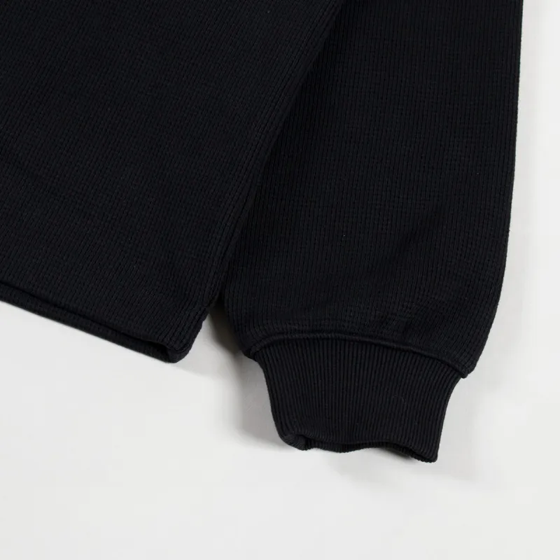 SCRT SUPER-HEAVY Waffle Sweat Black-6