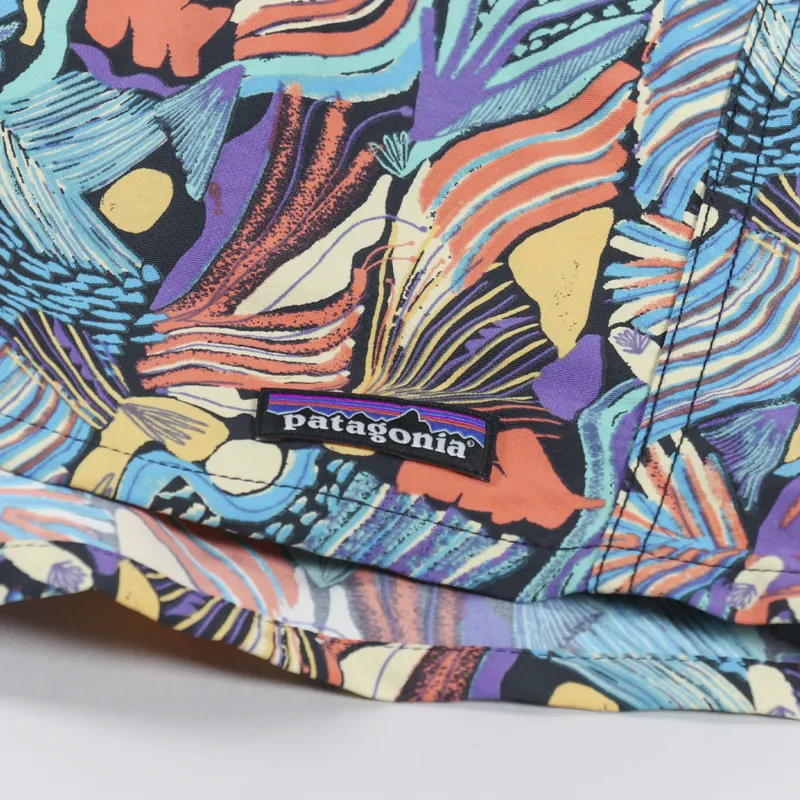 Patagonia Womens Baggies Shorts Joy Pitch Blue-5