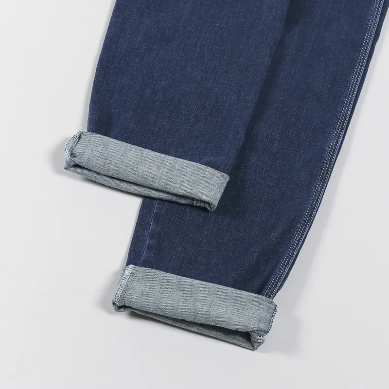 Carhartt WIP Womens Bib Overall Blue Stone Washed-5