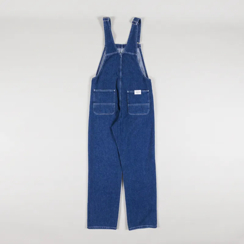 Carhartt WIP Womens Bib Overall Straight Blue Stone Wash-1