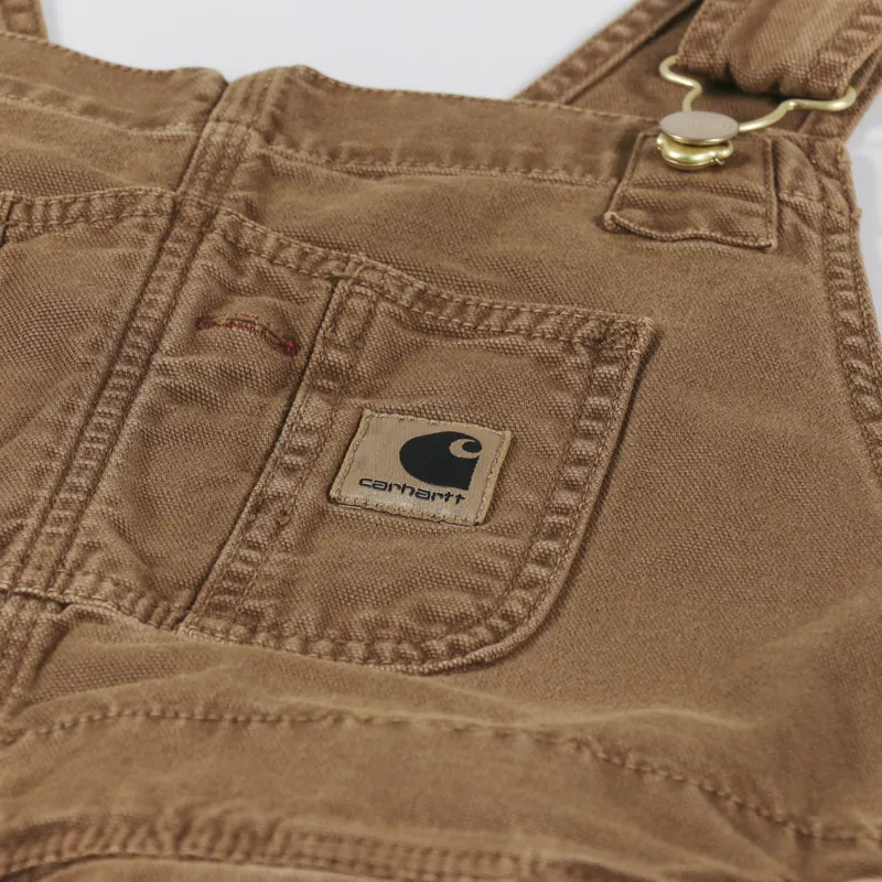 Carhartt WIP Womens Bib Overall Straight Tamarind Faded-8
