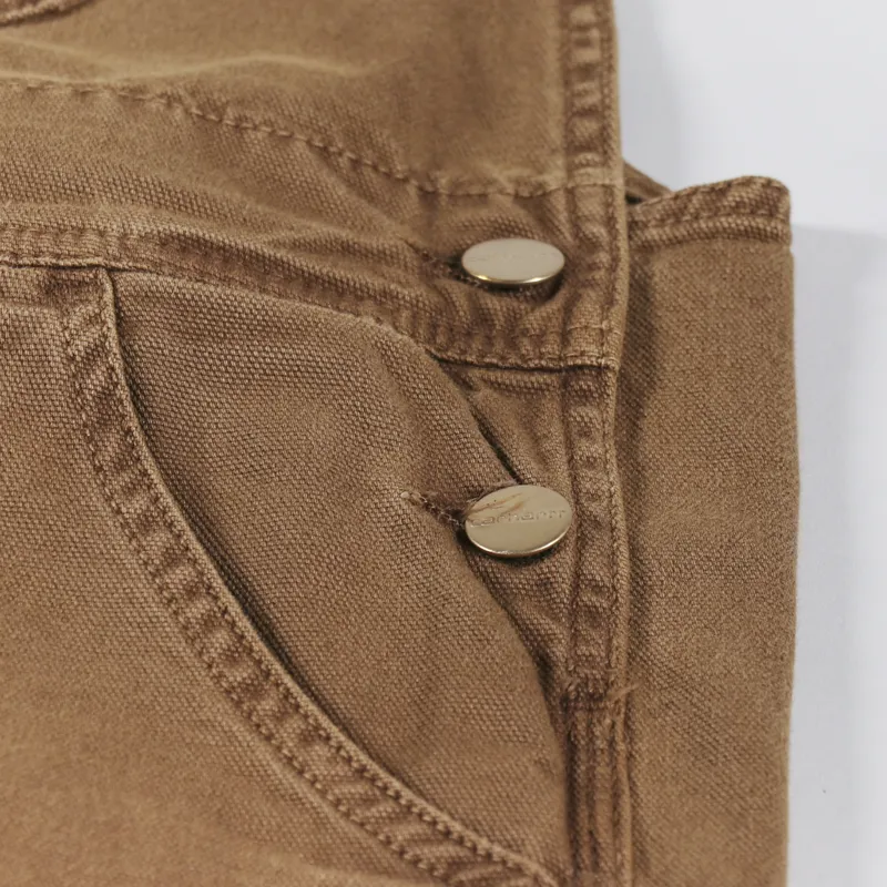 Carhartt WIP Womens Bib Overall Straight Tamarind Faded-9