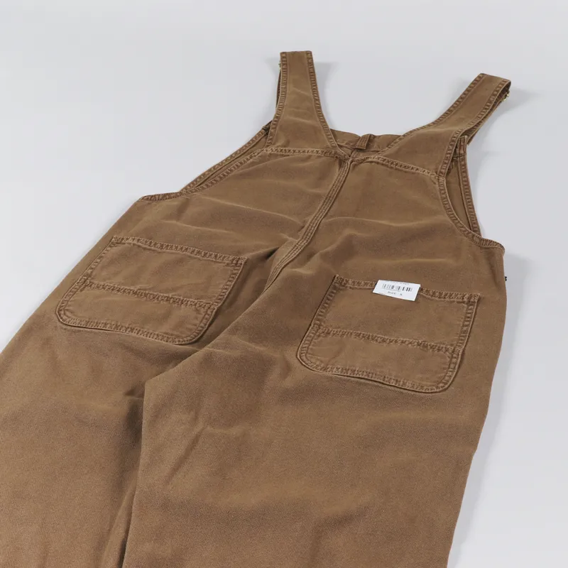 Carhartt WIP Womens Bib Overall Straight Tamarind Faded-6