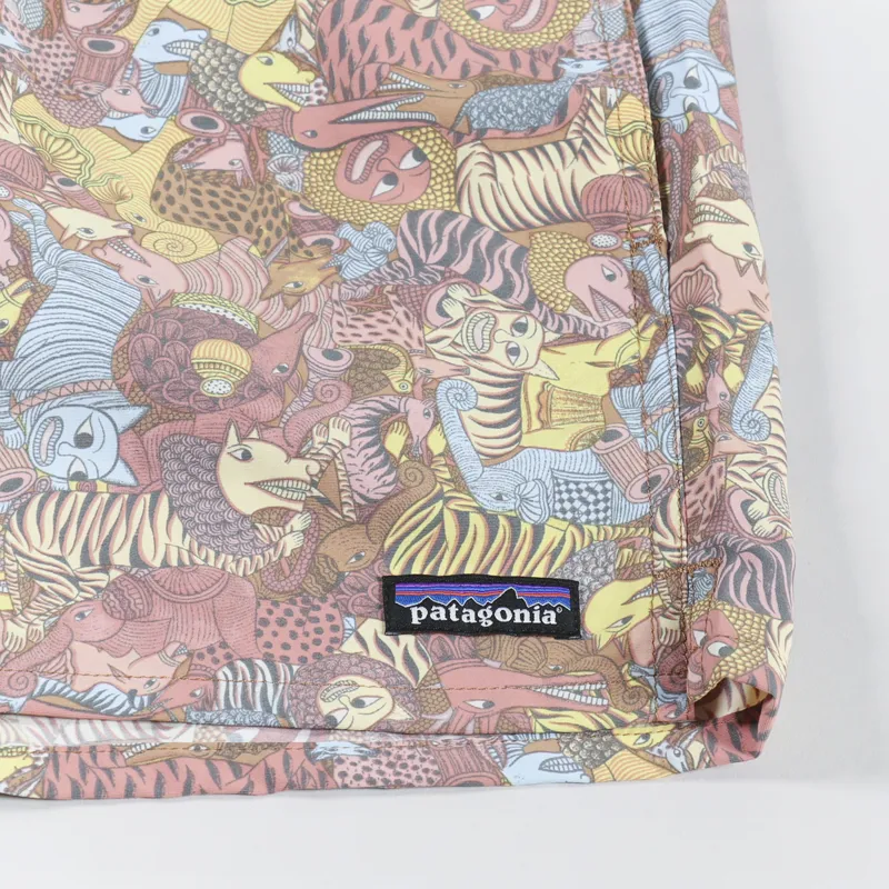 Patagonia Womens Barely Baggies Shorts Together Trip Brown-5