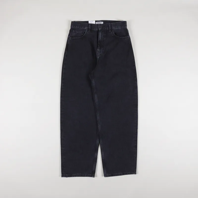 Carhartt WIP Womens Brandon Pant Smith Denim Black Stone Washed-5