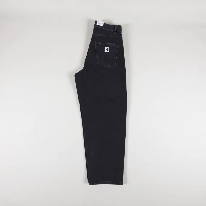Carhartt WIP Womens Brandon Pant Smith Denim Black Stone Washed-6
