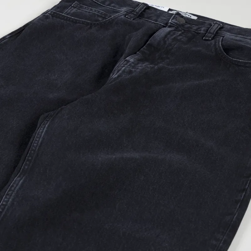 Carhartt WIP Womens Brandon Pant Smith Denim Black Stone Washed-7