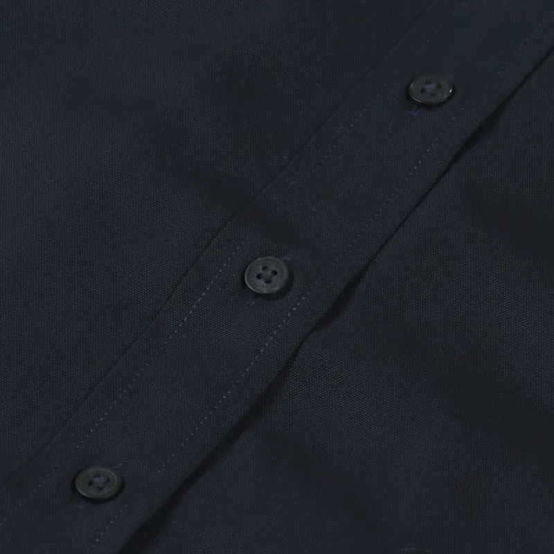 Fred Perry Womens Button Down Shirt Dress Navy-8