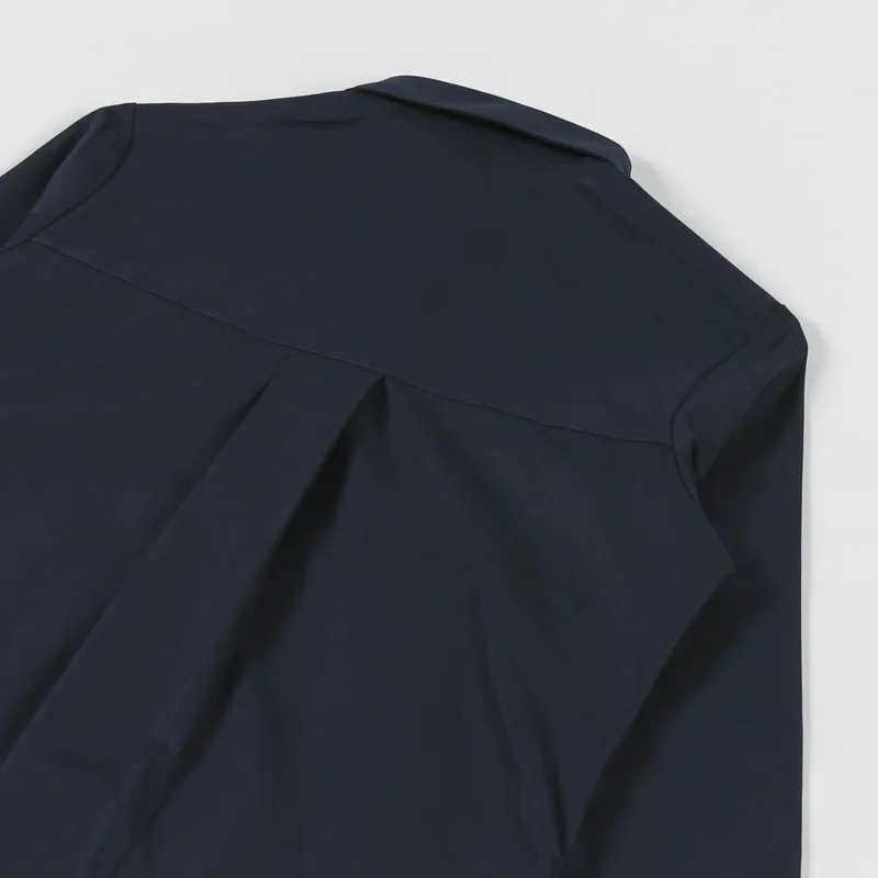 ■FRED PERRY■ Womens Button Through Shirt Dress Navy AFPF24 Button Through Piqué Shirt Dress - Navy | Women's Dresses