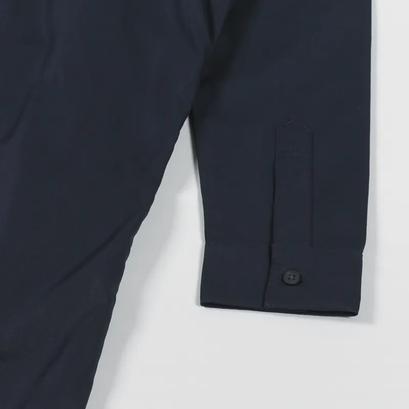 Fred Perry Womens Button Down Shirt Dress Navy-9