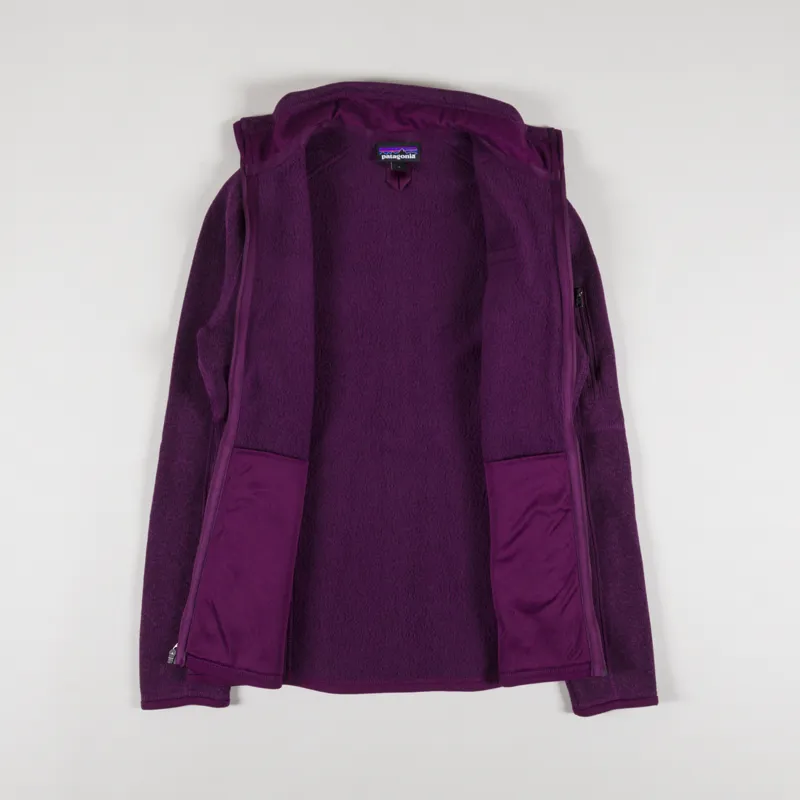 Patagonia Womens Better Sweater Jacket Night Plum-4