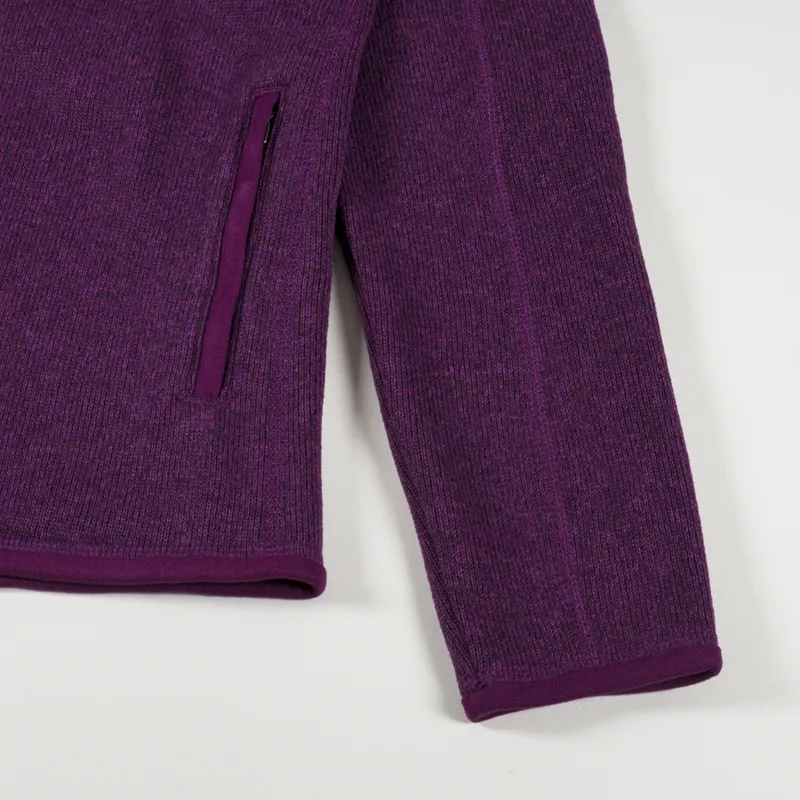 Patagonia Womens Better Sweater Jacket Night Plum-10