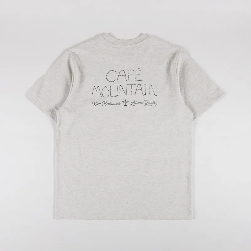 Cafe Mountain Souvenir T Shirt Vintage Heather