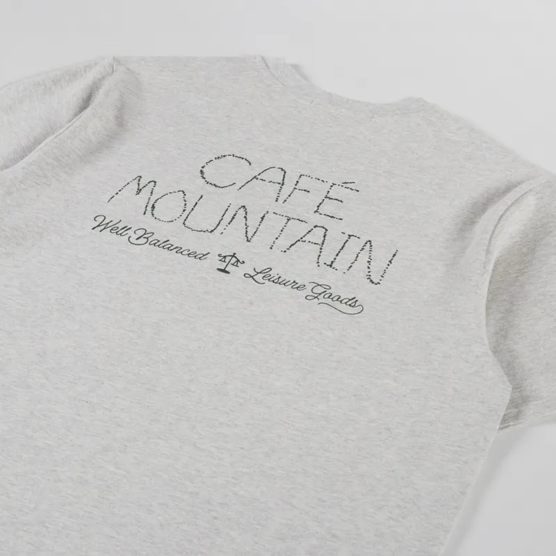 Cafe Mountain Souvenir T Shirt Vintage Heather-2
