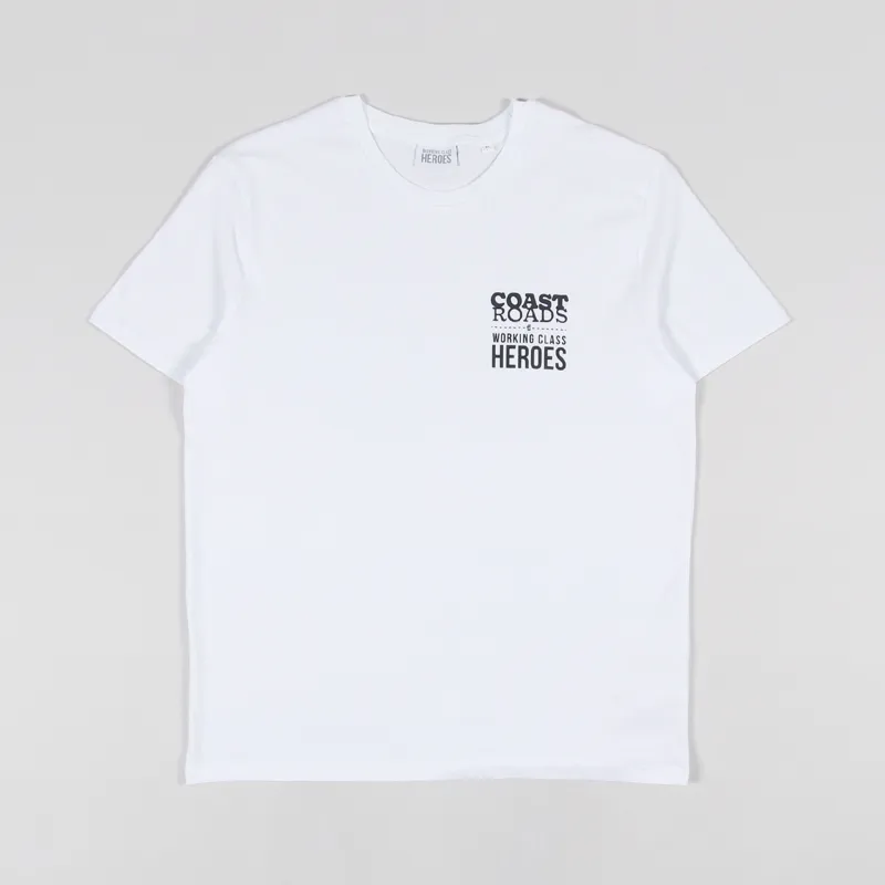 Working Class Heroes x Coast Roads T Shirt White