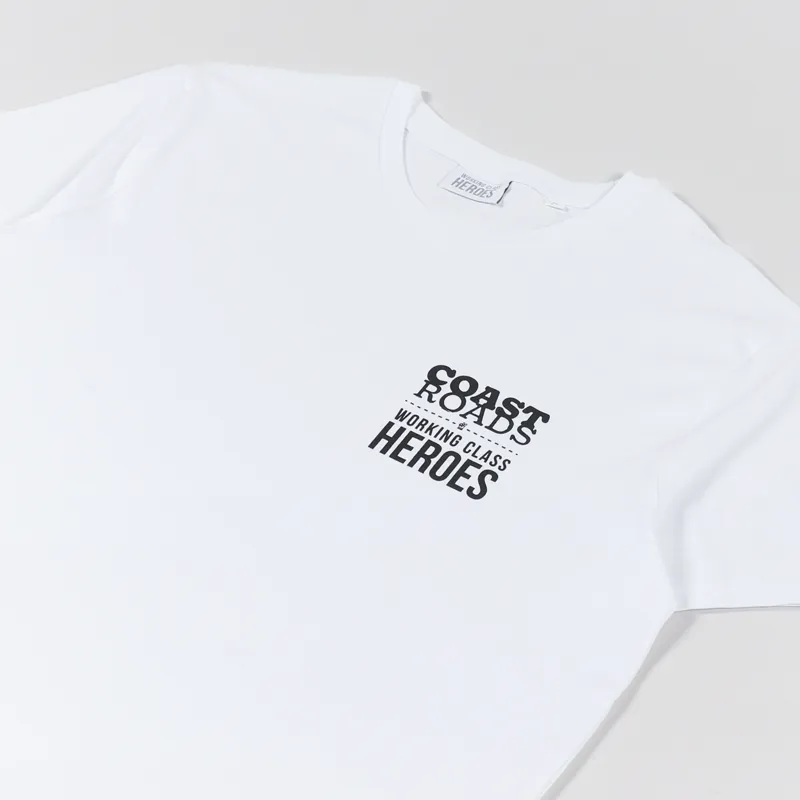 Working Class Heroes x Coast Roads T Shirt White-1