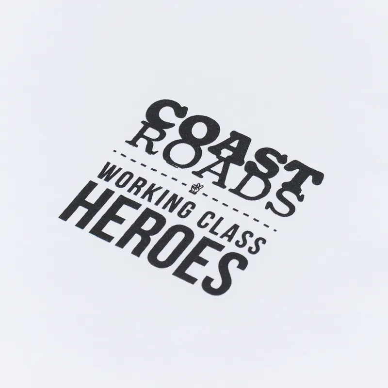 Working Class Heroes x Coast Roads T Shirt White-2
