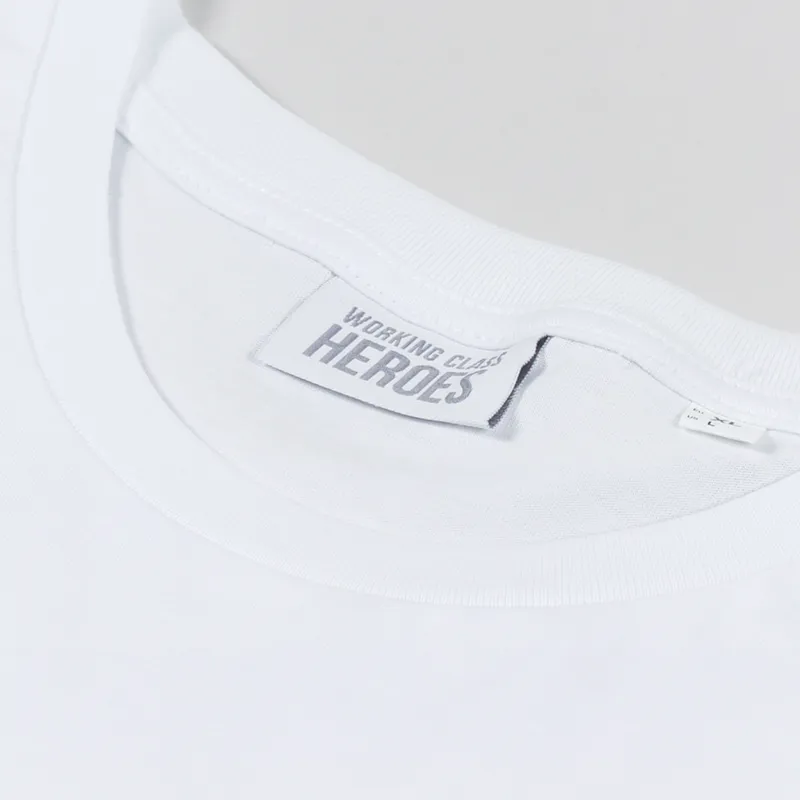 Working Class Heroes x Coast Roads T Shirt White-3