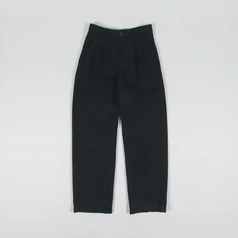 Carhartt WIP Womens Cara Pant Black Moraga Twill-1