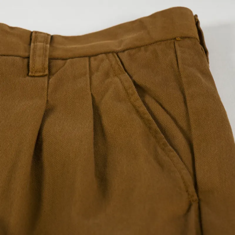 Carhartt WIP Womens Cara Pant Deep H Brown Moraga Twill-8