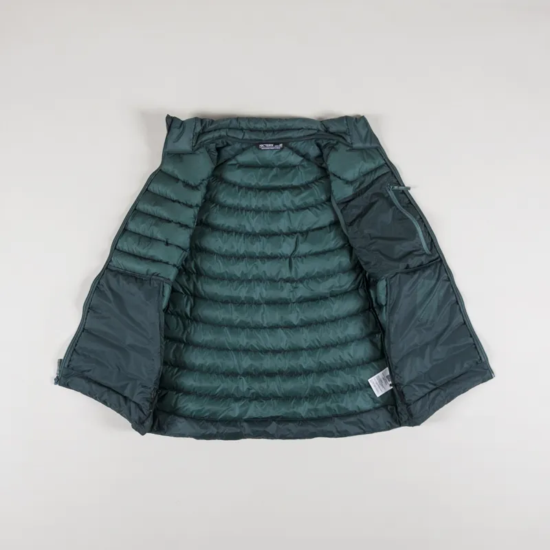 Arc'teryx Womens Cerium LT Waterproof Vest Gilet Boxcar Green