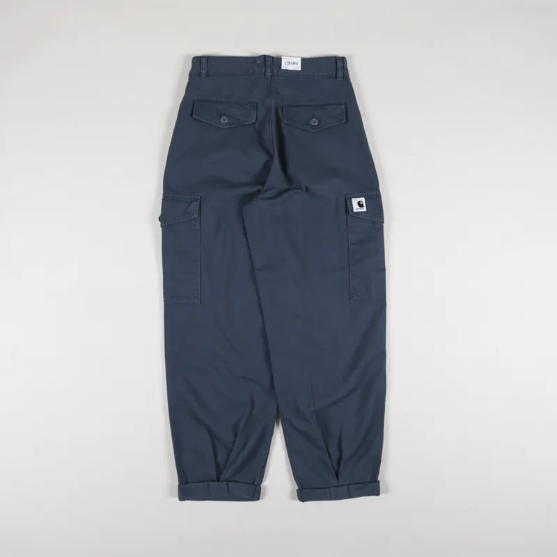 Carhartt WIP Womens Collins Pants Trousers Ore Grey Moraga Twill