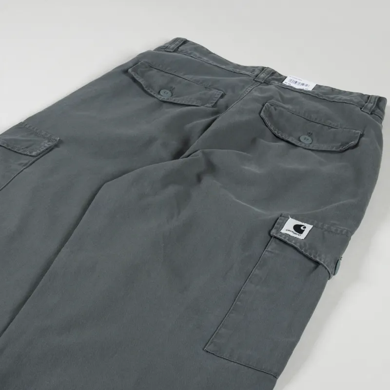 Carhartt WIP Womens Collins Pant Smoke Green Moraga Twill-7