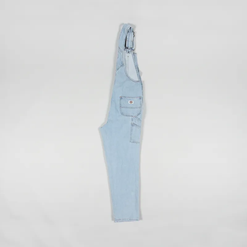 Dickies Womens Classic Denim Bib Vintage Blue-5