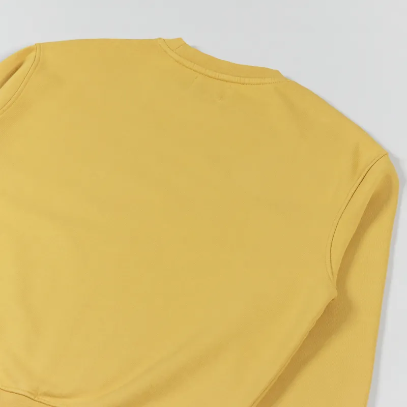 Colorful Standard Womens Classic Organic Crew Sweat Burned Yellow-5