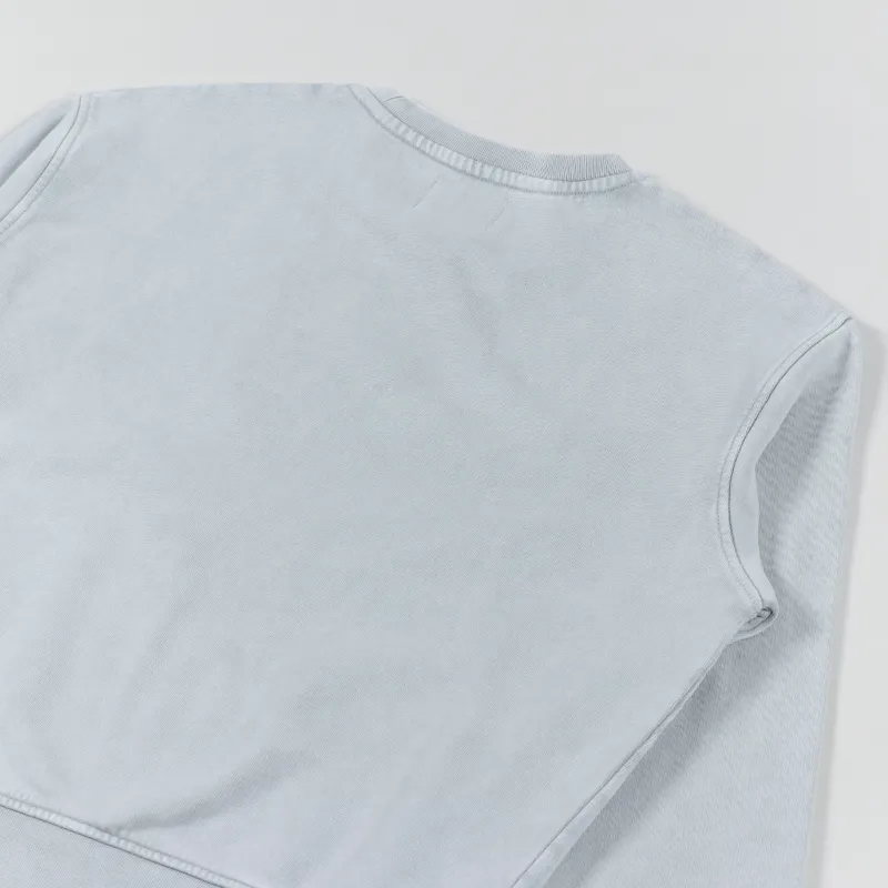 Colorful Standard Womens Classic Organic Crew Sweat Faded Grey-5