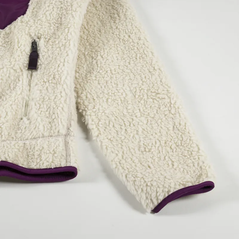 Patagonia cream fleece jacket 2025