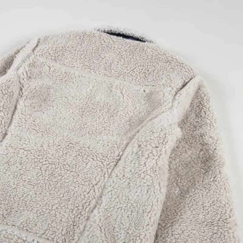 Patagonia Womens Classic Retro-X Fleece Jacket Natural Smolder Blue-7