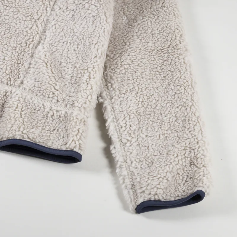 Patagonia Womens Classic Retro-X Fleece Jacket Natural Smolder Blue-10