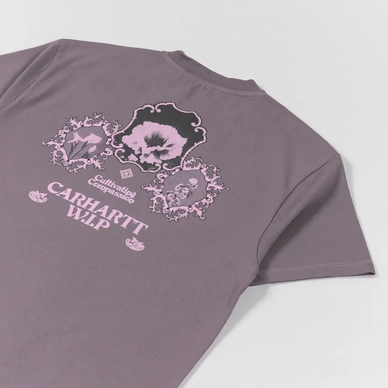Carhartt WIP Womens Cultivate T Shirt Misty Thistle-5