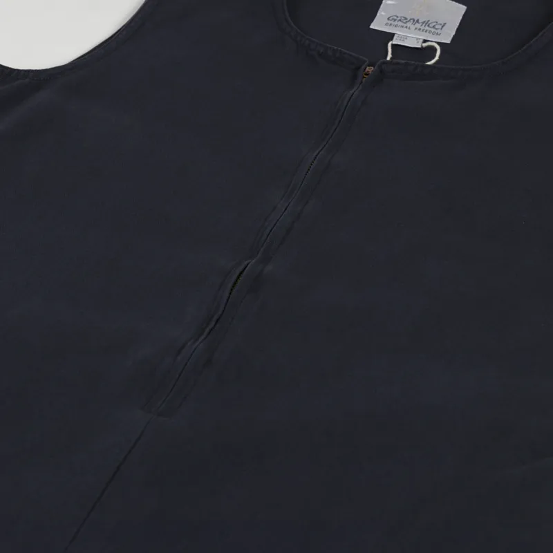 Gramicci Womens Canvas Mid Length Dress Dusty Black-8