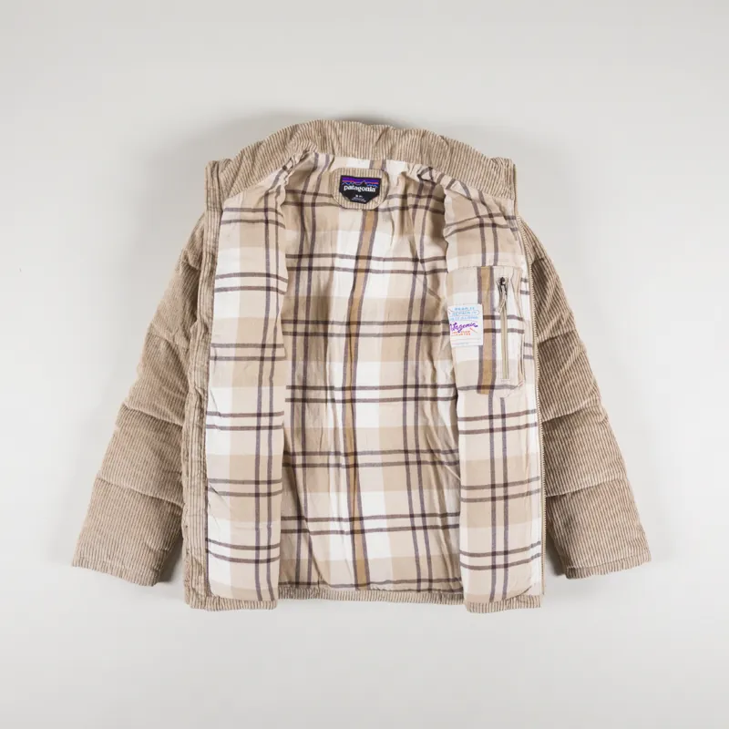 Patagonia Womens Cord Fjord Coat Oar Tan-1