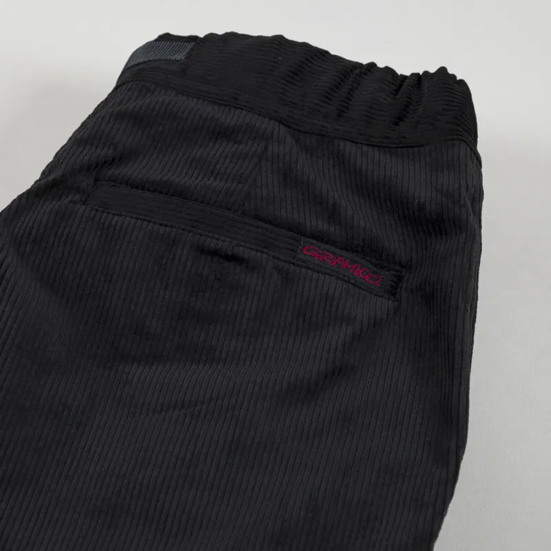 Gramicci Womens Corduroy Pleated Pant Black-8