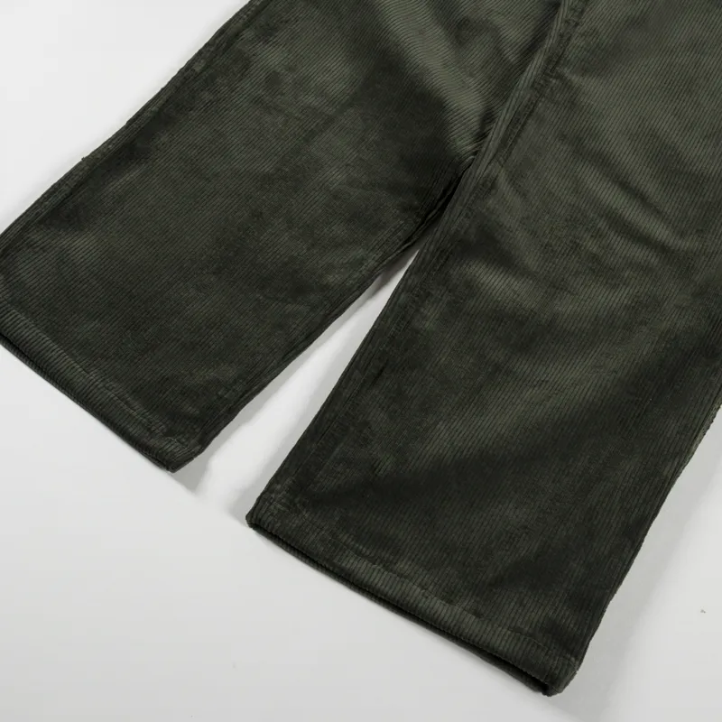 Gramicci Womens Corduroy Pleated Pant Dark Green-9