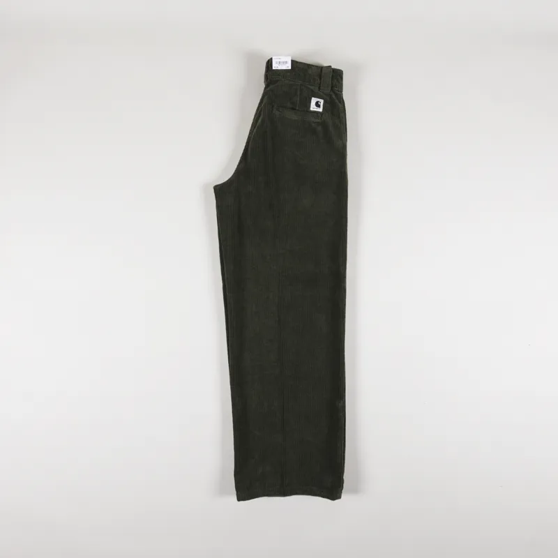 Carhartt WIP Womens Corduroy Craft Pant Plant Rinsed-2