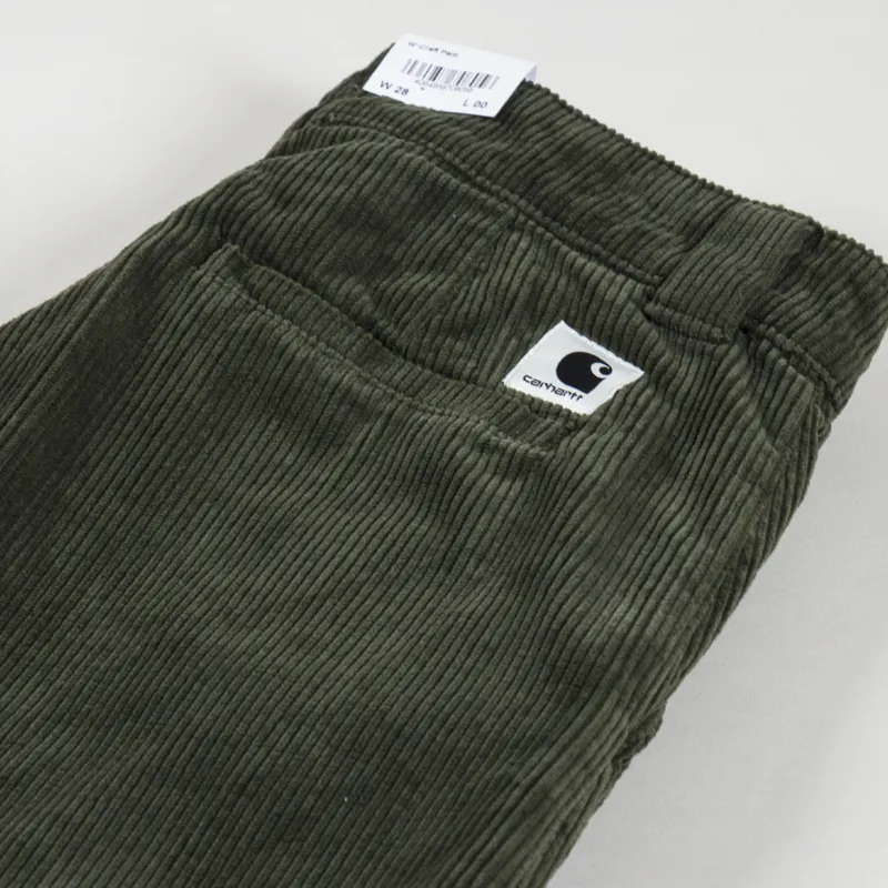 Carhartt WIP Womens Corduroy Craft Pant Plant Rinsed-7