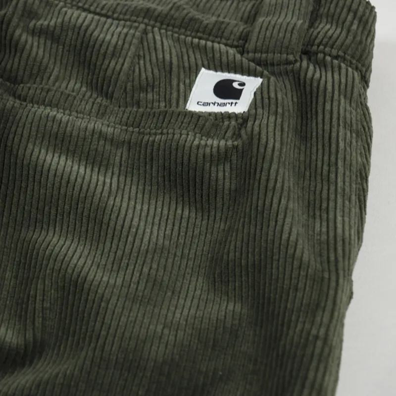 Carhartt WIP Womens Corduroy Craft Pant Plant Rinsed-8