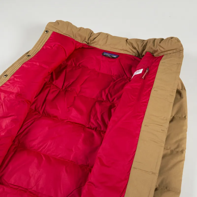 Patagonia Womens Cotton Down Parka Nest Brown-10